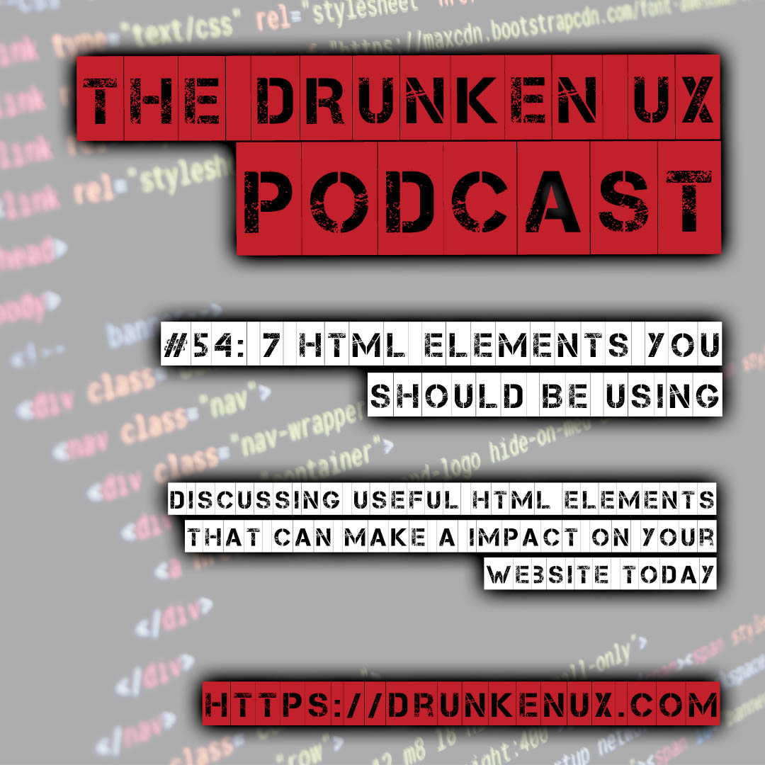 The Drunken UX Podcast